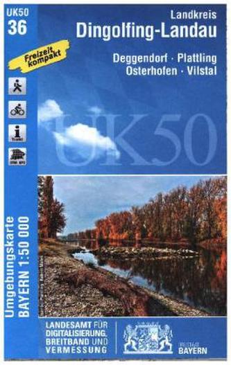 Topographische Karte Bayern Landkreis Dingolfing-Landau Topographische Karte Bayern Landkreis Dingolfing-Landau