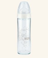 NUK First Choice Plus skleněná lahev 240ml New Classic bílá