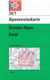 Alpenvereinskarte Ötztaler Alpen, Gurgl