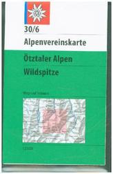 Alpenvereinskarte Ötztaler Alpen, Wildspitze
