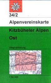 Alpenvereinskarte Kitzbüheler Alpen Ost