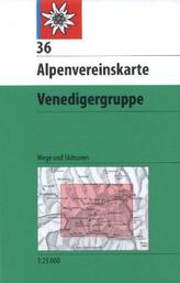 Alpenvereinskarte Venedigergruppe