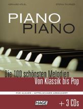 Piano Piano, mittelschwer arrangiert, m. 3 Audio-CDs