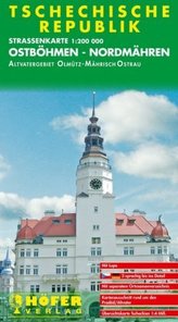 Höfer Straßenkarte Tschechische Republik, Ostböhmen-Nordmähren
