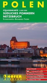 Höfer Straßenkarte Polen, Südliches Pommern, Netzebruch