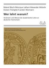 Wer lehrt warum?