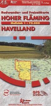 Hoher Fläming, Haveland, Radwander- und Freizeitkarte