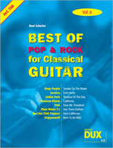 Best of Pop & Rock for Classical Guitar. Vol.8