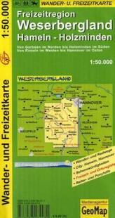 GeoMap Karte Freizeitregion Weserbergland