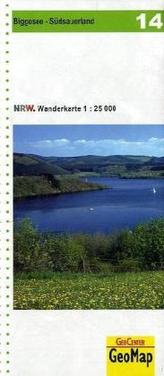 GeoMap Karte Biggesee, Südsauerland
