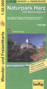 GeoMap Karte Naturpark Harz mit Nationalpark