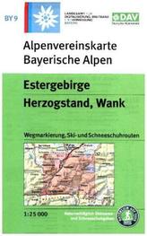 Alpenvereinskarte Estergebirge, Herzogstand, Wank