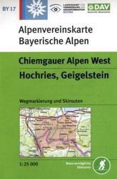 Alpenvereinskarte Chiemgauer Alpen West, Hochries, Geigelstein