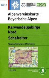 Alpenvereinskarte Karwendel Nord, Schafreiter