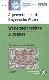 Alpenvereinskarte Wettersteingebirge, Zugspitze