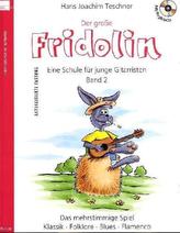 Der große Fridolin, für Gitarre, m. Audio-CD. Bd.2