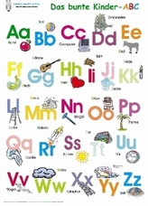 Das bunte Kinder-ABC, Poster