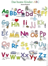 Das bunte Kinder-ABC, Deutsch/Russisch (Poster)