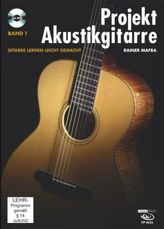 Projekt Akustikgitarre, m. DVD. Bd.1