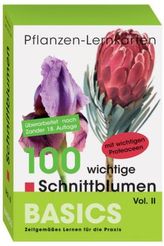 Pflanzen-Lernkarten, Die 100 wichtigsten Schnittblumen. Vol.2