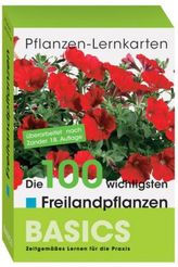 Pflanzen-Lernkarten, Die 100 wichtigsten Freilandpflanzen