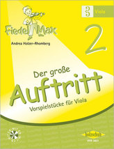 Fiedel-Max für Viola - Der große Auftritt, m. Audio-CD. Bd.2