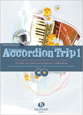 Accordion Trip, für 1-2 Akkordeons, m. 2 Audio-CDs. Bd.1