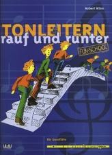 Tonleitern rauf und runter, für Querflöte