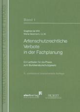 Artenschutzrechtliche Verbote in der Fachplanung