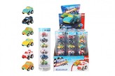 Sada mini autíčka 6ks, plast 5cm, na zpětné natažení