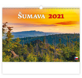 Kalendář 2021 nástěnný: Šumava, 450x315