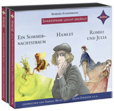Shakespeare leicht erzählt - 3er-Box: Romeo und Julia, Hamlet, Sommernachtstraum, 3 Audio-CDs