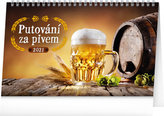 Kalendář 2021 stolní: Putování za pivem, 23,1 × 14,5 cm