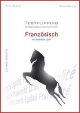 Testflipping Französisch im 2. Jahr - Das Schulaufgabenbuch