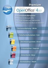 OpenOffice 4.1.1, CD-ROM + Handbuch (Premium Edition)
