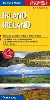 Travelmag KUNTH Reisekarte Irland 1:300 000