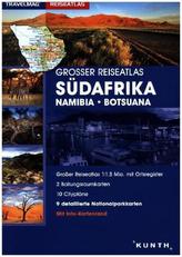 Großer Reiseatlas Südafrika/Namibia/Botsuana
