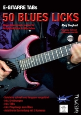 E-Gitarre Training - 50 Blues Licks, Tabulatur-Heft m. DVD