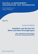 Stabilität und Wechsel bei Miles-und-Snow-Strategietypen