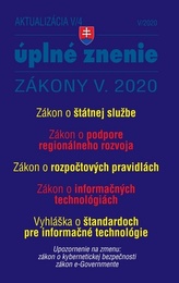 Aktualizácia V/4 2020 – štátna služba, informačné technológie verejnej správy