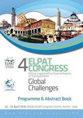 4th Elpat Congress - Ethical, Legal and Psychosocial Aspects of Transplantation. Global Challenges