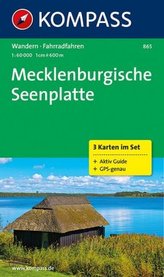 Kompass Karte Mecklenburgische Seenplatte, 3 Bl.