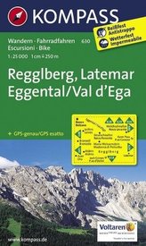 Kompass Karte Regglberg, Latemar, Eggental / Val d' Ega