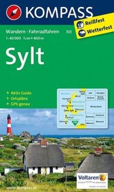 Kompass Karte Insel Sylt