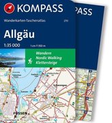 Kompass Wanderkarten-Taschenatlas Allgäu, m. 1 Karte
