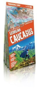 Comfort! map, Trekking Map Georgian Caucasus
