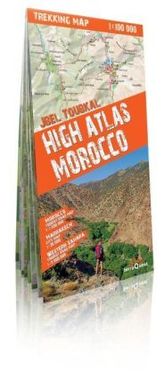 comfort!map Trekking Map Jbel Toubkal, High Atlas Morocco