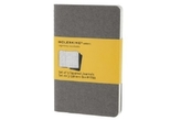 Moleskine Cahier A6, kariert, grau, 3er-Set