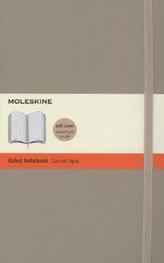 Moleskine Notizbuch, Large, A5, liniert, soft cover, beige