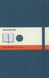 Moleskine Notizbuch, Large, A5, liniert, soft cover, unterwasser-blau